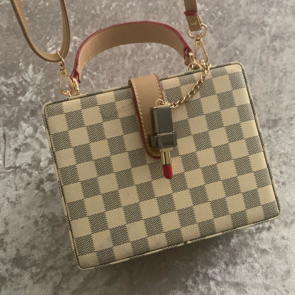 Cute lipstick crossbody or satchel bag